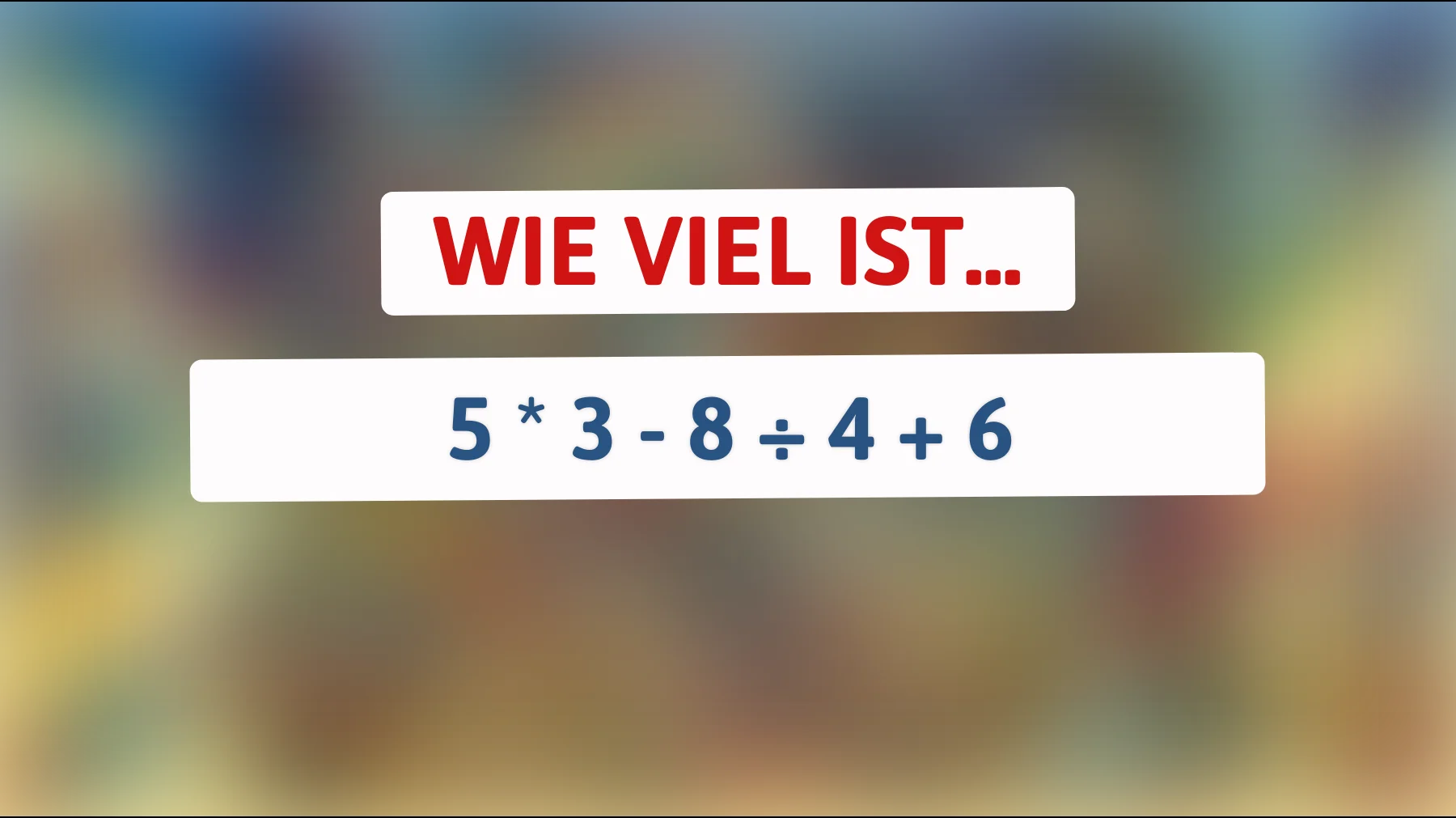 Nur 2% schaffen es: Kannst du das scheinbar einfache Mathe-Rätsel lösen?"