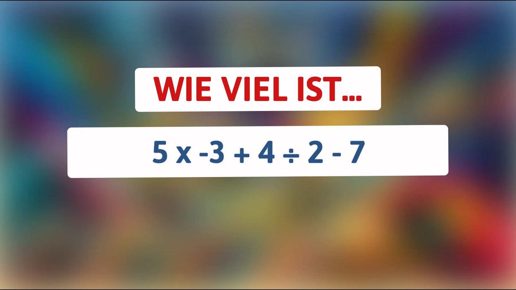 Nur für Genies: Kannst du das knifflige Mathe-Rätsel lösen? Finde die richtige Lösung!"