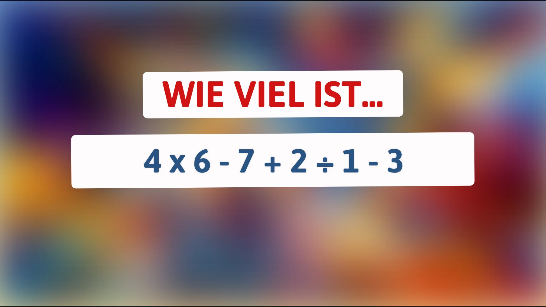 Nur für wahre Denker: Meistern Sie dieses mathematische Rätsel und testen Sie Ihre Intelligenz!"